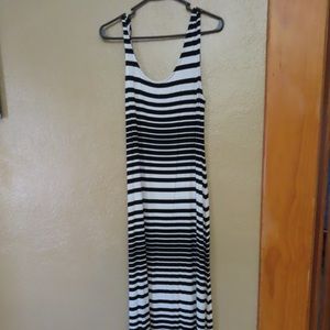 Black and White Maxi Dress